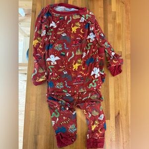 Little Sleepies Harry Potter 2 piece long sleeve bamboo pajamas. Size 4T.